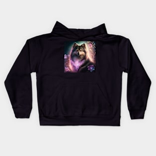 Radiant Finnish Lapphund Kids Hoodie